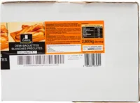 Demi-baguettes blanches précuites