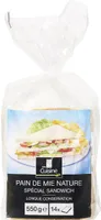 Pain de mie nature special sandwich