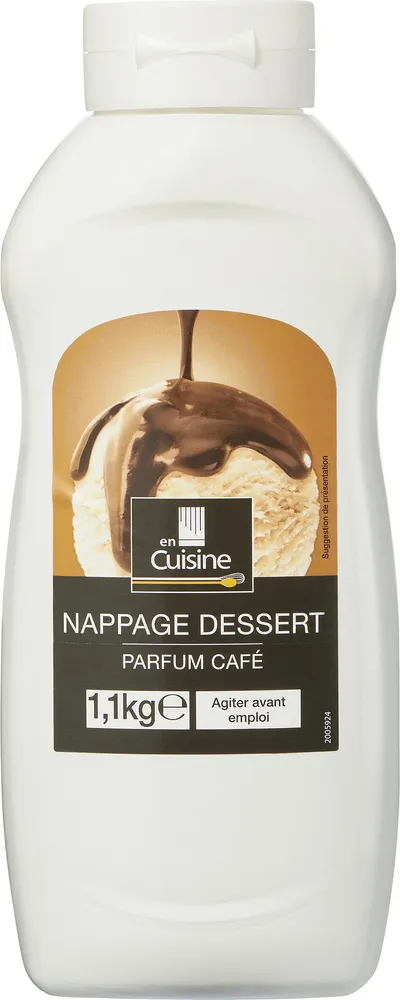 Nappage dessert au café