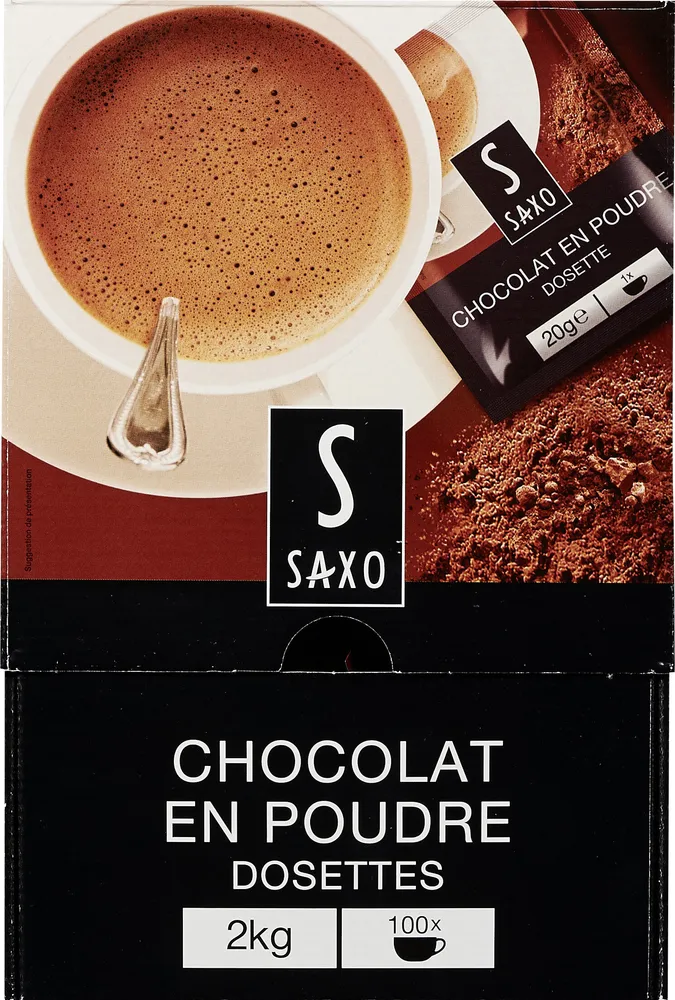 100 Doses de Chocolat en Poudre
