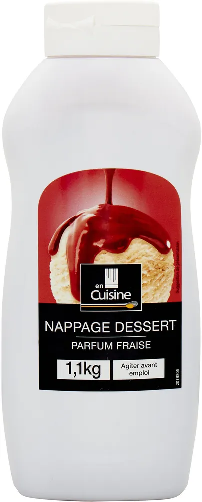 Nappage dessert parfum fraise