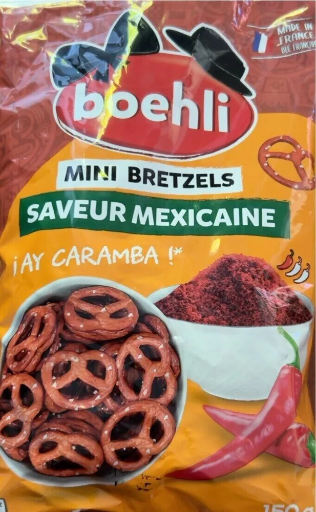 Mini bretzel saveur mexicaine