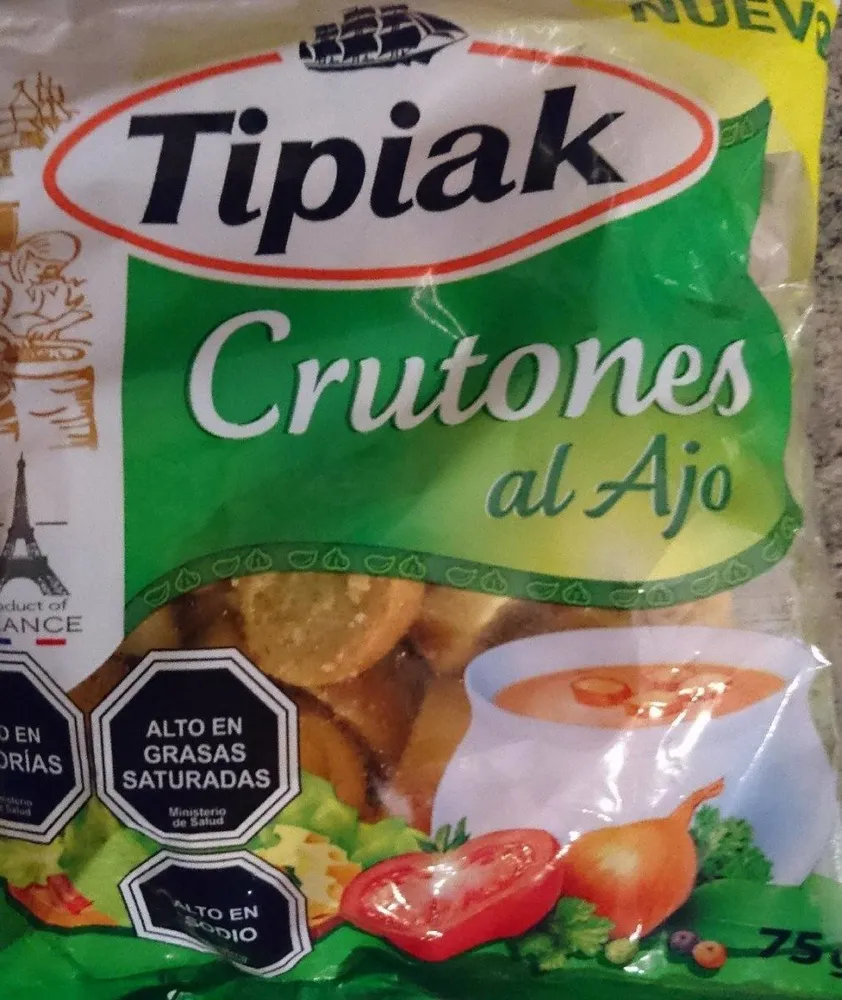 Croûtons frits à l'ail