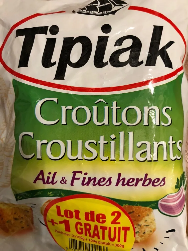 Croûtons croustillants ail et fines herbes