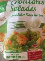 Croutons salades gout ail et fines herbes