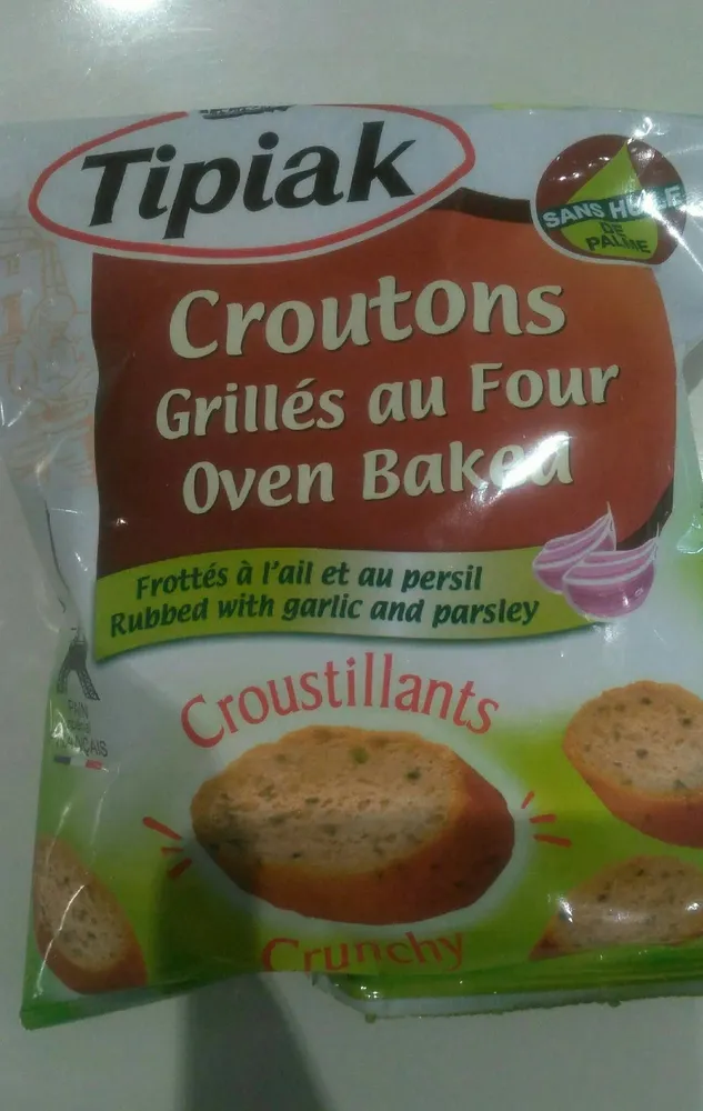 Croutons Grillés au four