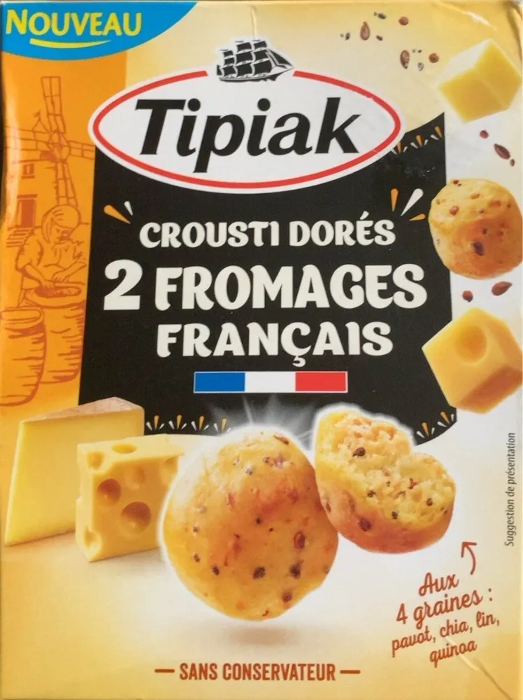 Crousti Dorés 2 fromages français