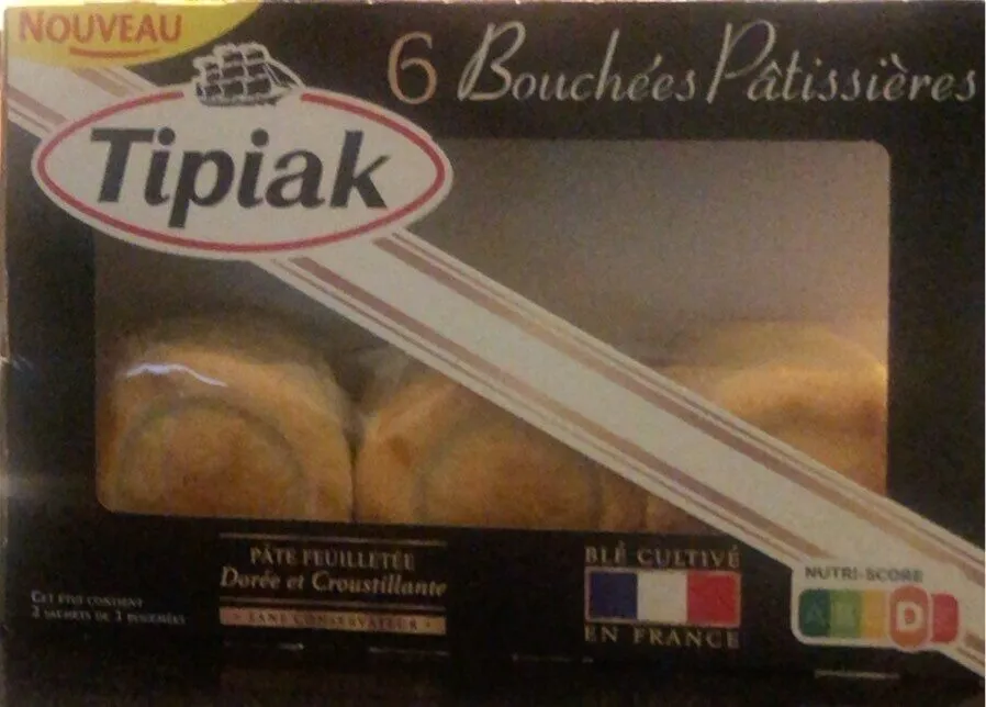 6 bouchées pâtissières