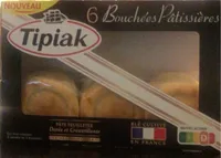 6 bouchées pâtissières