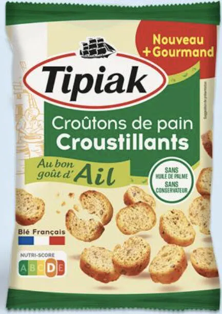 Croûtons de pain croustillants