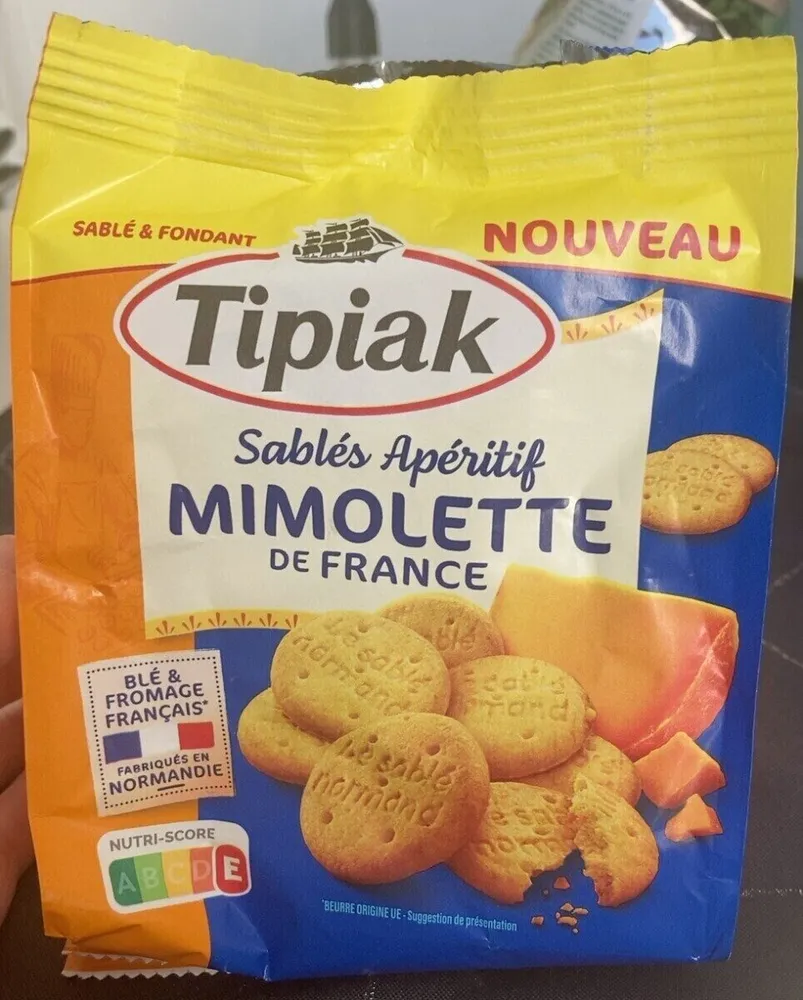 sablés apéritif mimolette