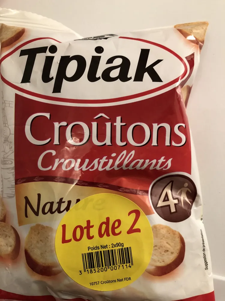 Croutons nature 2x90g tipiak