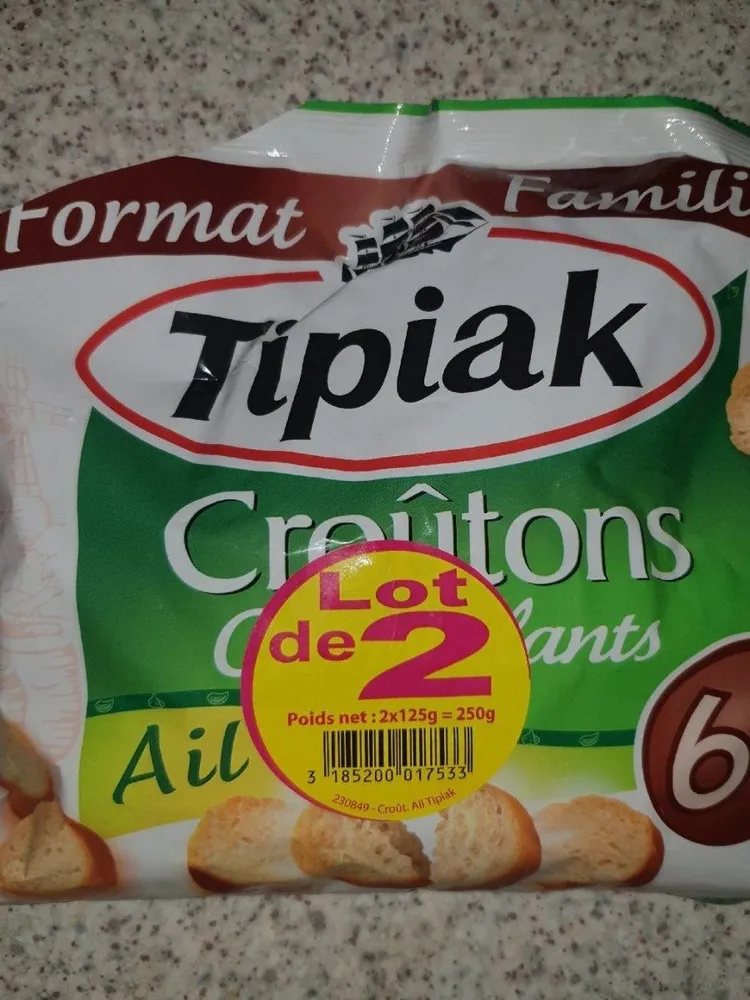 Croûtons à l'ail croustillants