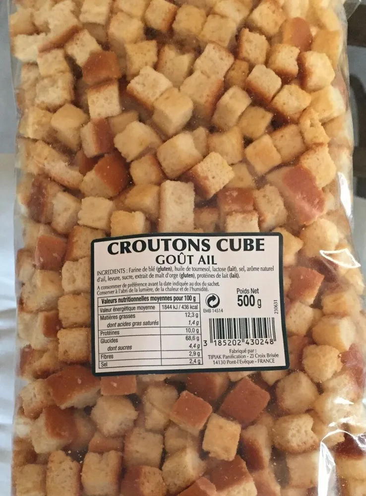 Croutons Cube Gout Ail