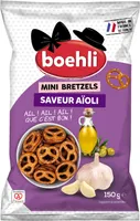 Sachet 150g mini bretzels saveur aïoli