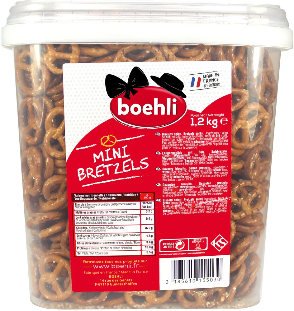 Seau mini bretzels