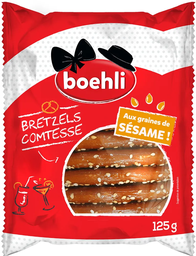 Sachet bretzels comtesse au sésame