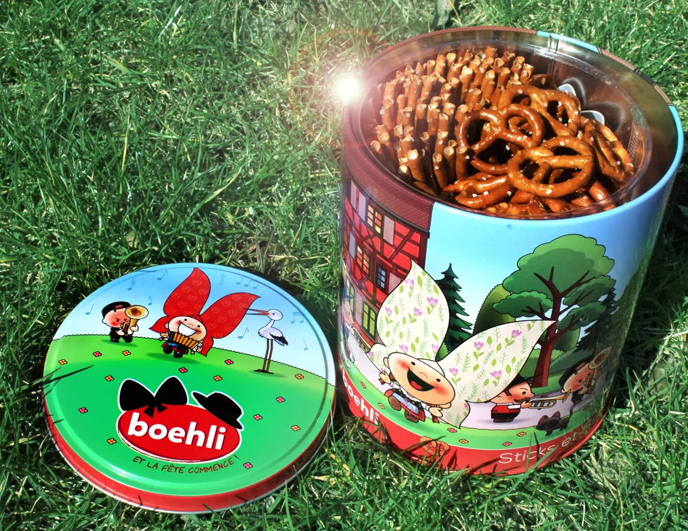 Boîte collector avec tubo sticks/bretzels - printemps