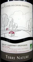 Merlot Cabernet Sauvignon Pays d'Oc 2011 IGP Bio Cuvée des Jours Paisibles