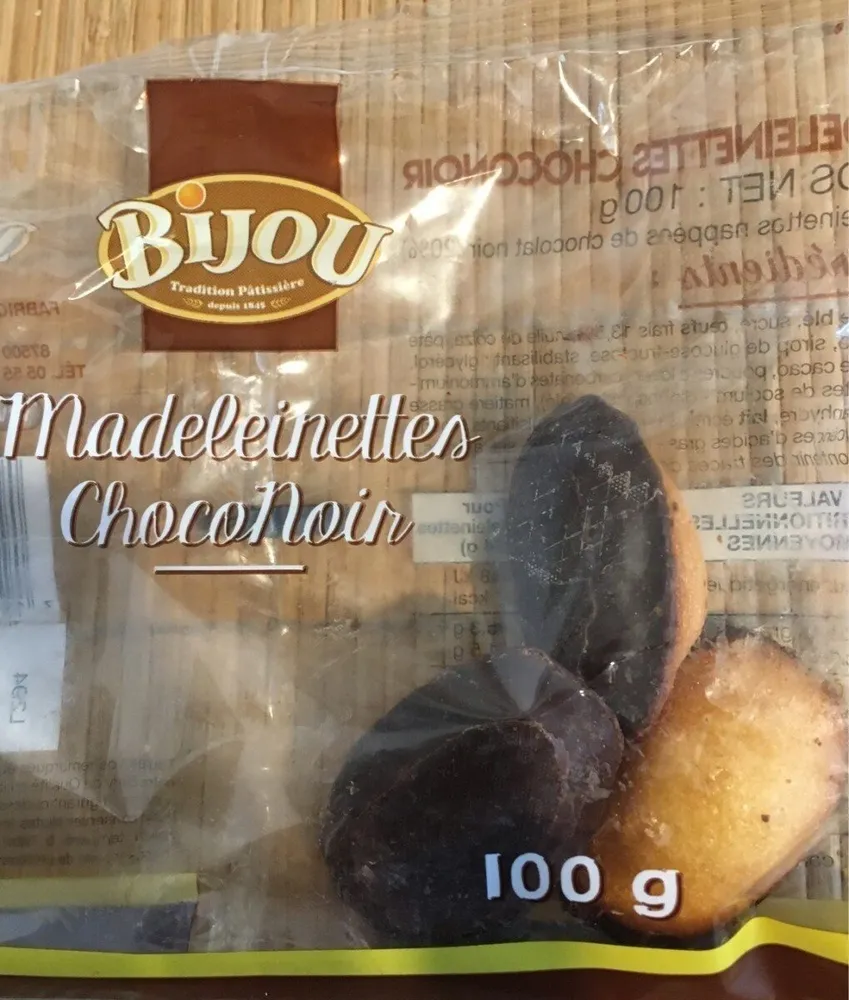 Madeleinettes Chocolat noir