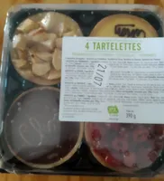 4 tartelettes