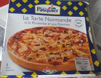 La Tarte Normande à la Rhubarbe et aux Pommes