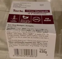 Tarte citron meringuée