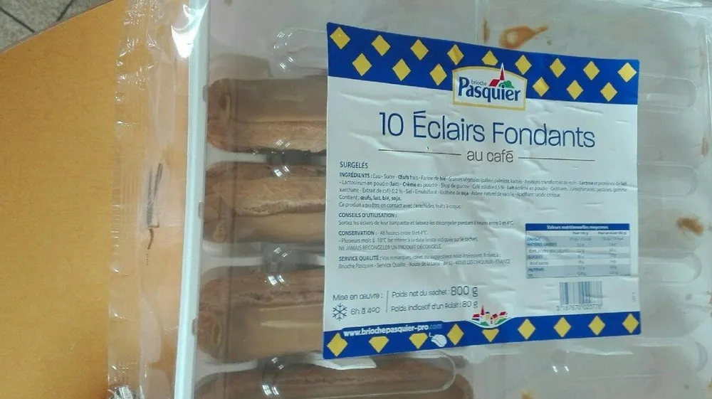 10 eclairs fondantes au café