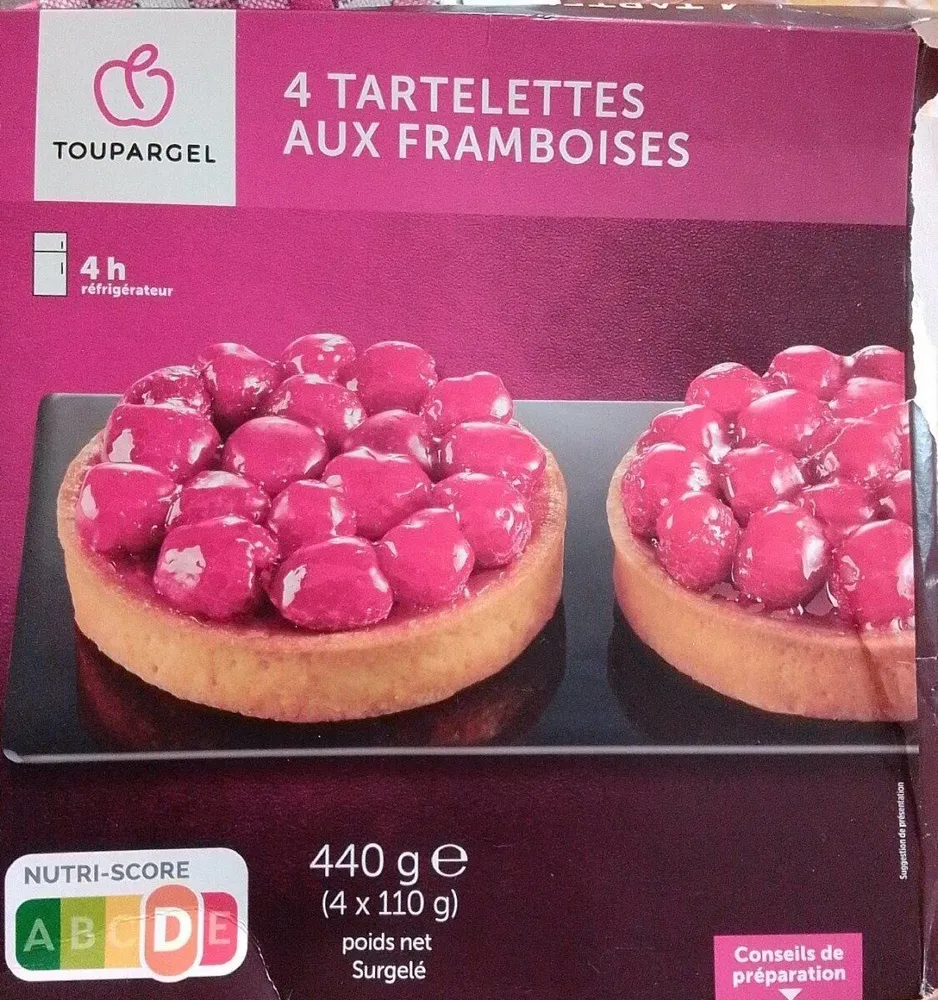 Tartelettes aux framboises
