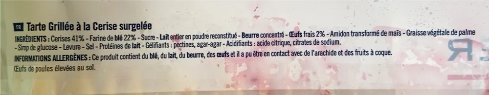 Symphonie grillée à la cerise