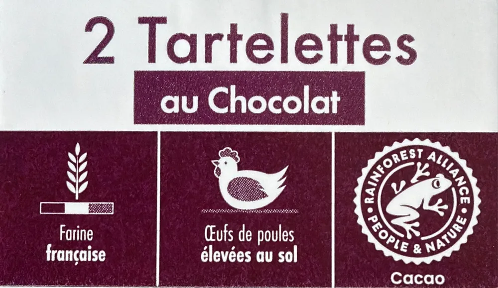 2 tartelettes au chocolat
