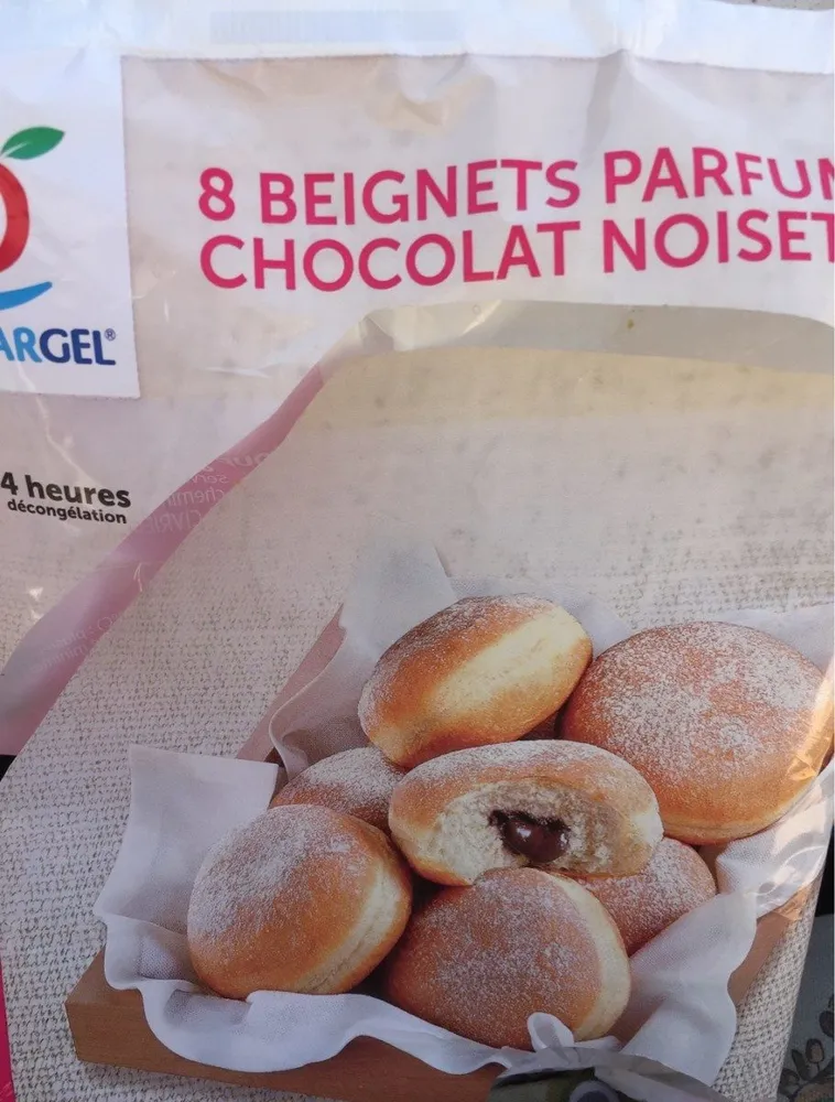 Beignet parfum chocolat noisette