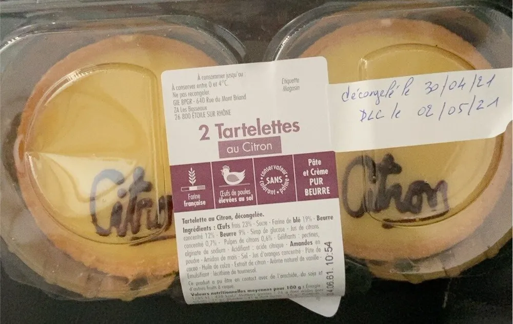 Tartelettes au citeon