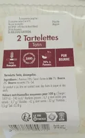 2 Tartelettes Tatin décongelées