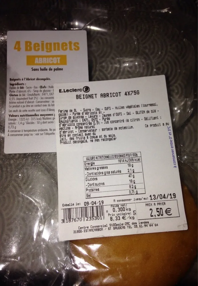 Beignets Abricot