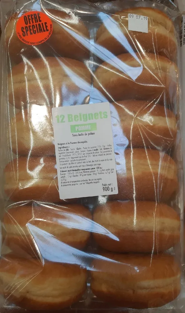 12 Beignets au pomme
