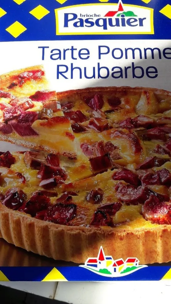 Tarte pomme rhubarbe