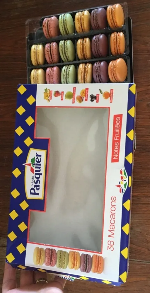 36 Macarons Notes fruitées