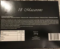 18 macarons
