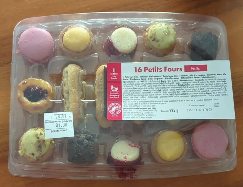 Petits fours fruits *16