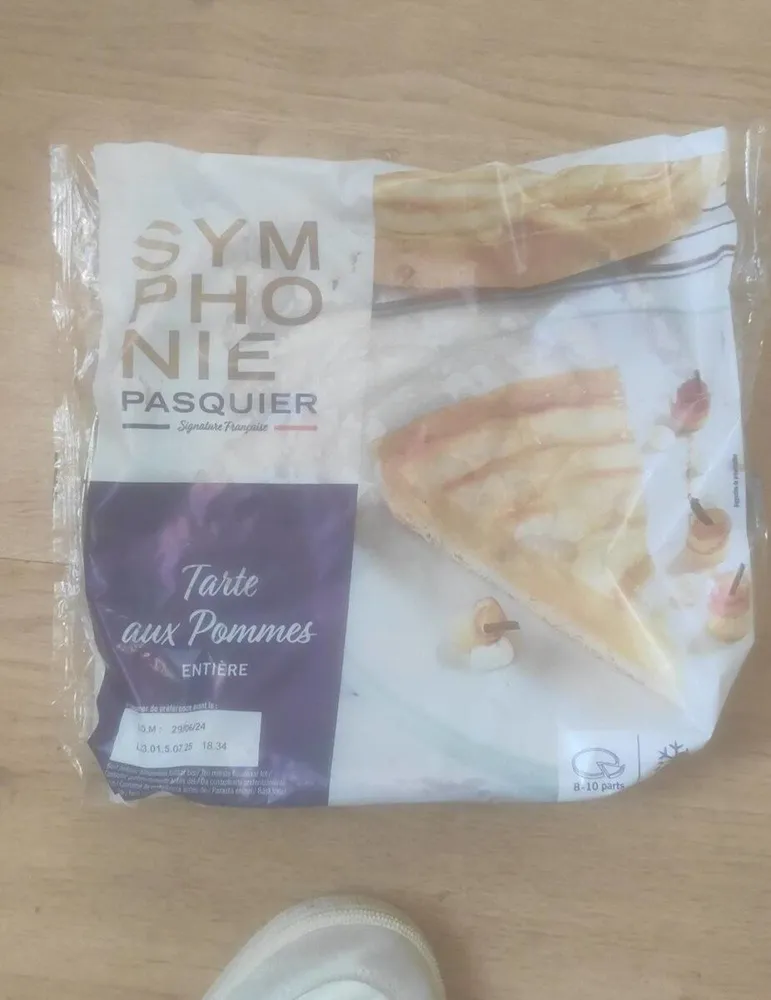 Tarte au pomme entière