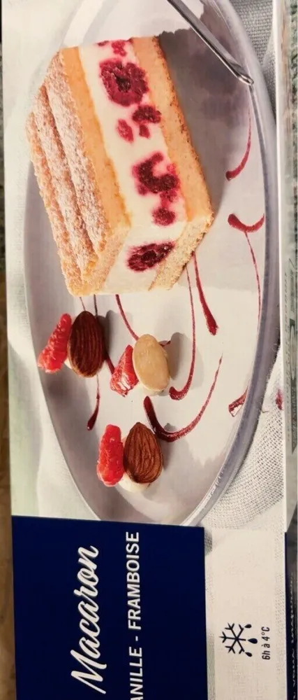 Macaron VANILLE-FRAMBOISE