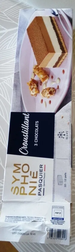 Croustillant 3 chocolats