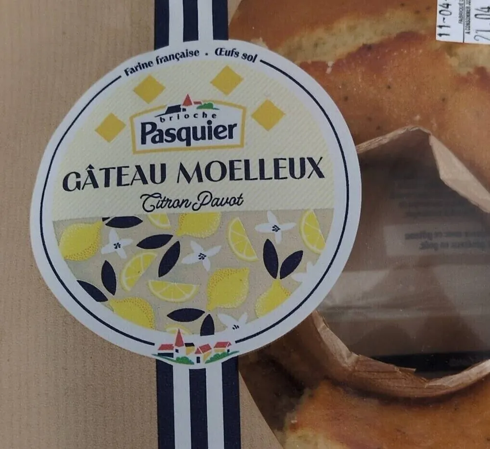 GÂTEAU MOELLEUX Citron Pavot