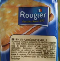 Goûters fourré vanille