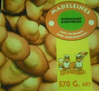 Ecureuils du Languedoc, Madeleines, 31 570 g