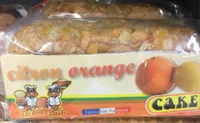 Cake citron orange
