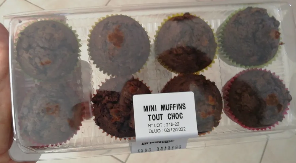 Mini muffins TOUT CHOC