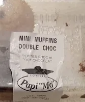 Mini muffin double choc