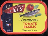 Sardines - Tomate Basilic - Préparées à la main
